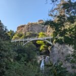 A look at the bridge inside the botanical garden of tbilisi.