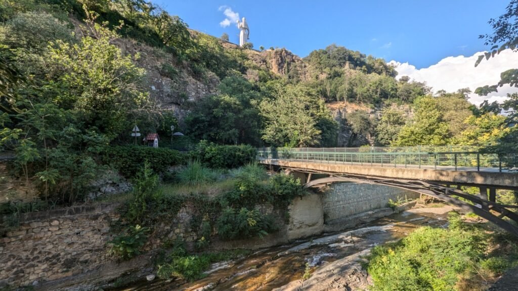 A view of Mother Georgia from the Botanical Garden of Tbilisi