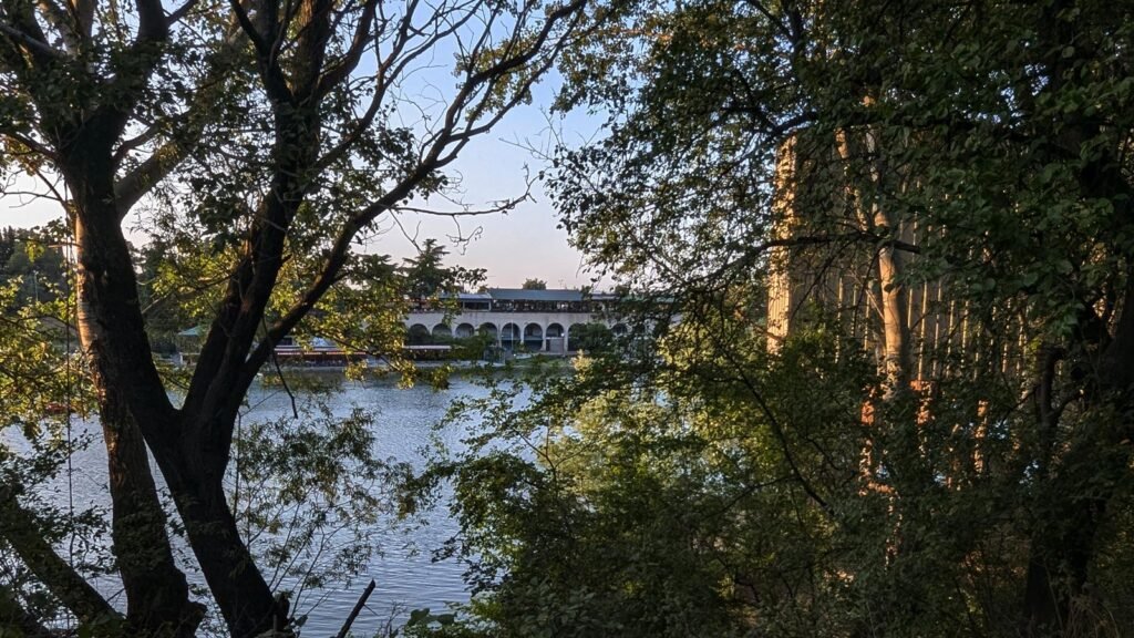 View of the Turtle Lake in Tbilisi